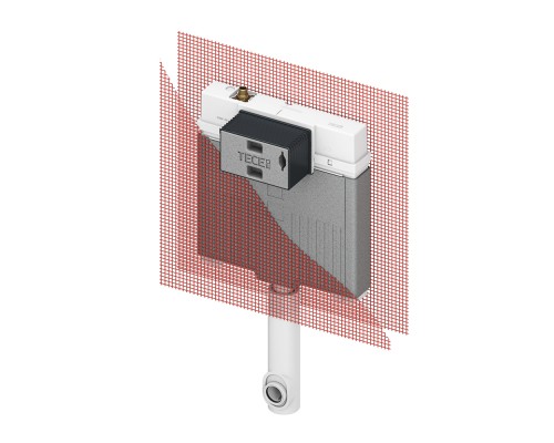 TECEbox Застенный бачок Octa 2, с арматурной сеткой, для напольного унитаза 9370500