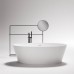 Gruppo Treesse Alma Ванна отдельностоящая 175х80х55 см, с сливом-переливом и сифоном, Solid Surface, цвет: белый глянцевый. V015BL