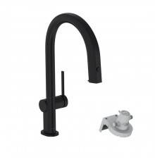 Hansgrohe Aqittura M91 Aqittura Смеситель, выдвижной носик, 1 сопло,цвет: матовый черный