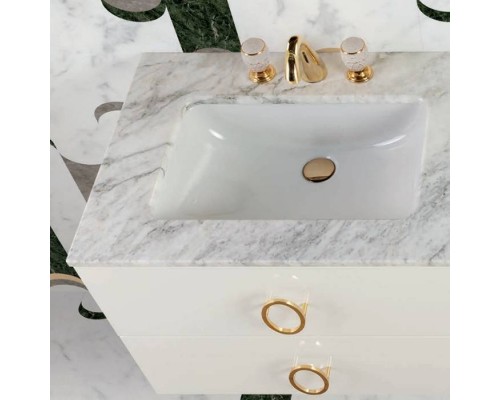 Oasis Daphne Композиция №24 Комплект мебели подвесная, 179х52.5хh220см, цвет: Bianco glossy/золото. Oasis Daphne Композиция №24 Комплект мебели подвесная, 179х52.5хh220см, цвет: Bianco glossy/золото.