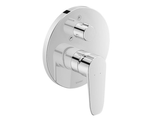 Duravit B.1 Смеситель для ванны, встраиваемый, с переключателем и обратным клапаном, цвет: хром. GK0900000000,  B15210018010