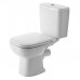 Duravit D-Code Унитаз-моноблок 35.5x65см., с отдельным бачком, с механизмом слива, слив в стену, цвет: белый. 0927100004, 21110900002