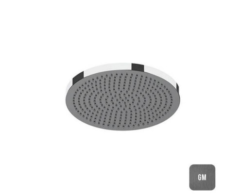 Almar Velvet Верхний душ 23.2х23.2см., настенный, Velvet Rain, цвет: Gun Metal Brushed PVD. E044292.GM