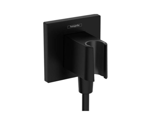 HG Шланговое подключение Hansgrohe FixFit E , цвет: черный матовый. 26889670 HG Шланговое подключение Hansgrohe FixFit E , цвет: черный матовый. 26889670