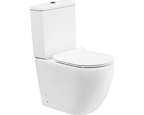 Унитаз-компакт BelBagno Amanda BB051CPR безободковый, крышка BB2111SC с микролифтом, бачок BB051T Унитаз-компакт BelBagno Amanda BB051CPR безободковый, крышка BB2111SC с микролифтом, бачок BB051T