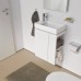 Laufen Pro База с раковиной, 47х27,5х60,5 см., подвесная sx, полки справа, 1 дверка, цвет: белый глянцевый. 8.1595.5.000.104.1, 4.8300.1.095.475.1