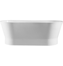 Акриловая ванна BelBagno BB406-1650-730 165x70 см, отдельностоящая, овальная, с ножками, со сливом-переливом