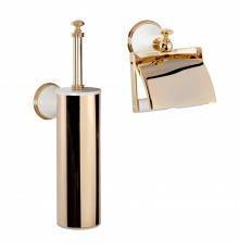 Набор Держатель Tiffany World Harmony TWHA219bi/oro + Ершик TWHA220bi/oro
