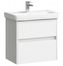 AQ CI0106DK Сити Тумба под умывальник подвесная, 2 ящика, дуб канадский, 600х590х380 мм CI0106DK