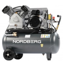 Компрессор поршневой с ременной передачей 220В, ресив. 50л, 420л/мин NORDBERG NCP50/420A