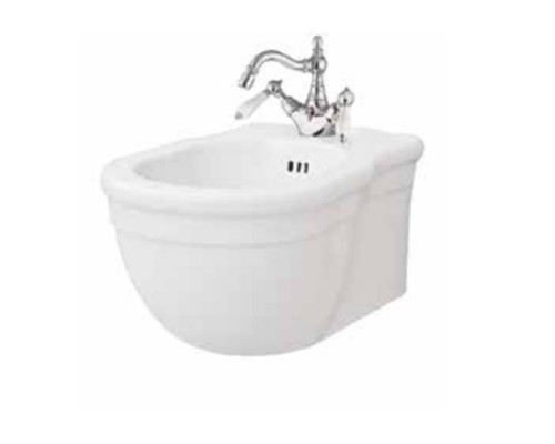 Artceram HERMITAGE Биде подвесное 36х55см с 1 отв под смеситель, с крепежом в комплекте, цвет: белый. HEB003 01 00