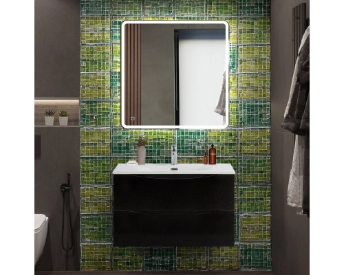 Мебель для ванной комнаты BelBagno Marino-cer-n 80 подвесная, nero lucido Мебель для ванной комнаты BelBagno Marino-cer-n 80 подвесная, nero lucido