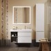 Kerama Marazzi Cubo Раковина 90х48.5х18см., подвесная, мебельная, правая, 1 отв., с переливом, цвет: белый глянцевый. CU.wb.90Rh