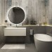 TW Shape комплект подвесной мебели 122х52см, с раковиной, с 1 выдвиж. ящиком с механизмом push-to-open, цвет: белый матовый RAL9003. SHAP120-B+548001*1