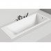 Salini Cascata KIT Встраиваемая ванна 1700х700х600м м., донный клапан Click-Clack белый, сифон, ножки, мат-л: S-Stone, цвет: белый матовый. 104823M