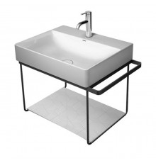 Duravit DuraSquare Металлическая консоль подвесная 66.5х45.1см, с раковиной на 1 отв., 235360, Полотенцедержатель левый/правый, хром. 0099648300,  0031021000,  2353600041