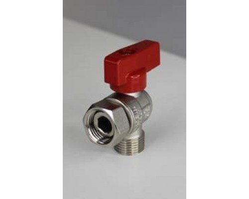 Кран шаровой, ELSEN, угловой, 3/4, 3/4, НВ, PN 16, T°C -от -20 до +130, ручка-флажок красная, с НГ для подключения бойлера Кран шаровой, ELSEN, угловой, 3/4, 3/4, НВ, PN 16, T°C -от -20 до +130, ручка-флажок красная, с НГ для подключения бойлера
