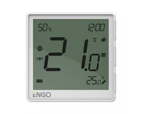 Беспроводной терморегулятор, белый, с модулем Zigbee, с аккумулятором, со встроенным датчиком влажности, с возможностью подключения датчика пола Беспроводной терморегулятор, белый, с модулем Zigbee, с аккумулятором, со встроенным датчиком влажности, с возможностью подключения датчика пола