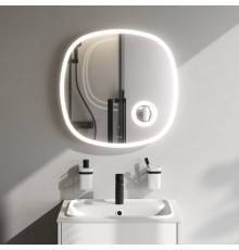 M8FMOX0653SA Зеркало с контурной LED-подсветкой, ИК сенсором и косметическим зеркалом, 65 см