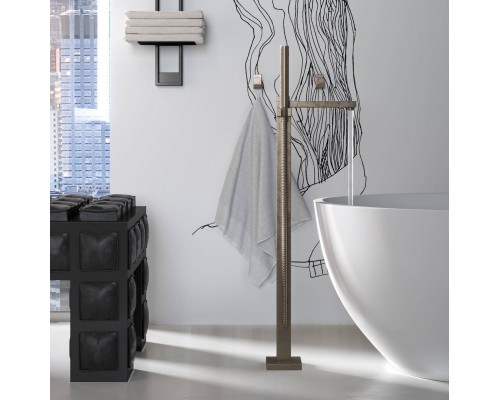 Bongio Line Смеситель напольный , излив 212 см, цвет розовое золото (уценен). 097440000,  67534OA0DPREU