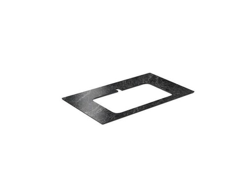 Kerama Marazzi Столешница из керамогранита для встраиваемых раковин сверху Риальто 80см, с 1 отв., толщина 11мм, цвет: серый темный лаппатированный. PL2.VT93\80 Kerama Marazzi Столешница из керамогранита для встраиваемых раковин сверху Риальто 80см, с 1 отв., толщина 11мм, цвет: серый темный лаппатированный. PL2.VT93\80