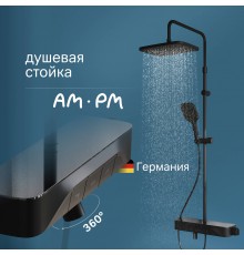Душевая стойка AM.PM Func F078F722 черный матовый