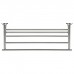 Duravit Starck T Полочка для полотенец 61x23.2см, подвесная, цвет: Stainless steel Brushed. 0099447000
