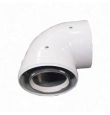 Дымоходы коаксиальные Отвод коаксиальный 90°, ф80/125 мм Baxi KHG 71414051