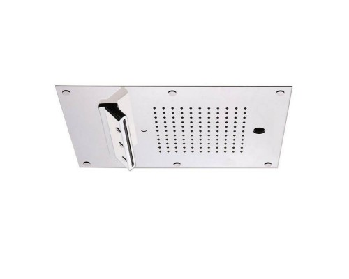 Carimali MyDream Верхний душ 45х30см., потолочный, 121 форсунка, 3 потока воды: дождь, каскад, распылители, 2й каскад, хромотерапия, цвет: хром. 23079XN/S-CRX Carimali MyDream Верхний душ 45х30см., потолочный, 121 форсунка, 3 потока воды: дождь, каскад, распылители, 2й каскад, хромотерапия, цвет: хром. 23079XN/S-CRX