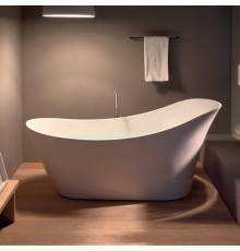Kerasan Waldorf Ванна отдельностоящая, акриловая  167х82х65см в комплекте со сливом Click-clack, цвет: белый. 743201