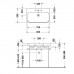 Duravit Happy D.2 Раковина накладная, 80х50.5см., 3 отв., с переливом, цвет: белый. 2318800030