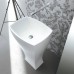 Artceram JAZZ Livingtec Раковина напольная с сифоном, 60х48х85см, цвет: белый глянцевый . JZL006 01 00/ JZ13bi*1