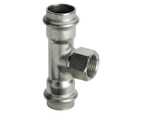 Тройник Viega Sanpress Inox нержавеющая сталь 28х3/4 х28 мм. 437206