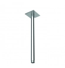 Almar 316 Stainless Steel Кронштейн для верхнего душа, потолочный, 30 см с квадратным отражателем, цвет: нержавеющая сталь брашированная AISI 316. E021094.316