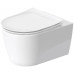 Duravit Soleil by Starck Унитаз подвесной 54х37см, безободковый, HygieneFlush, сиденье микролифт, цвет: белый. 45910920A1