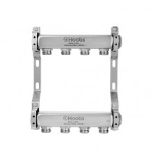 Комплект коллекторов Hoobs, нерж. сталь, без регулировки, 1 х3/4 -10 вых.. HB-INCGK-814510
