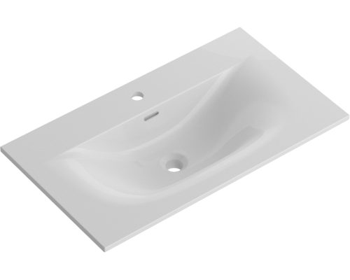 Мебельная раковина BelBagno BB-8099-80 глянцевая белая