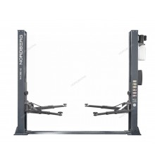 Подъемник двухстоечный 4 т, с электростопорами, 380 В, серый NORDBERG N4120BE-4G_3+2_380