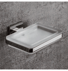 Colombo Basic Q Мыльница из матового стекла, без держателя. B3751-VAN