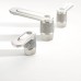 THG CORVAIR A MANETTES FIOR DI BOSCO Смеситель для раковины на 3 отверстия, с донным клапаном, цвет: хром. U8L-A02-151