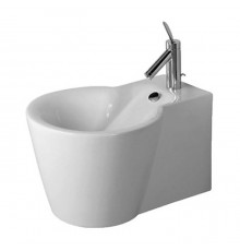 Duravit Starck 1 Биде подвесное 57.5х41см, с креплениями Durafix, с 1 отв под смеситель, цвет: белый. 0274150000