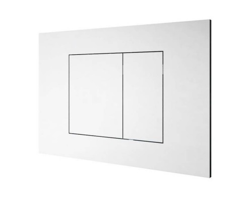 Almar Клавиша двойного смыва для бачков Geberit/TECE, цвет: белый матовый. E330001.MW