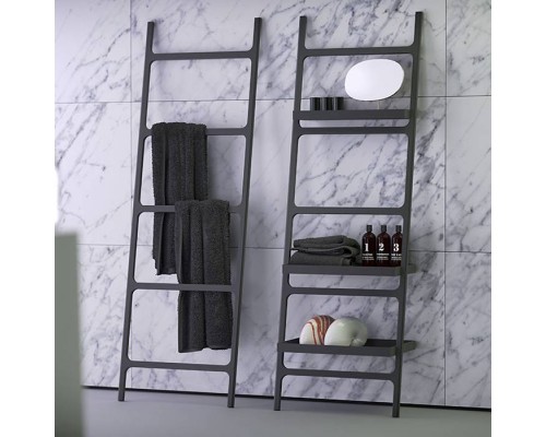 Knief Rails Лестница-вешалка с полками 60х36х180см, цвет: черный матовый. 0600-201-03
