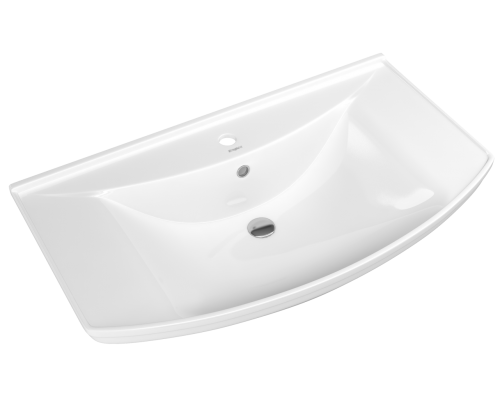 AQ 4620008197357 Kirovit Раковина Стиль 850 865х490х210 мм, с отв. под смес., с отв. 4620008197357