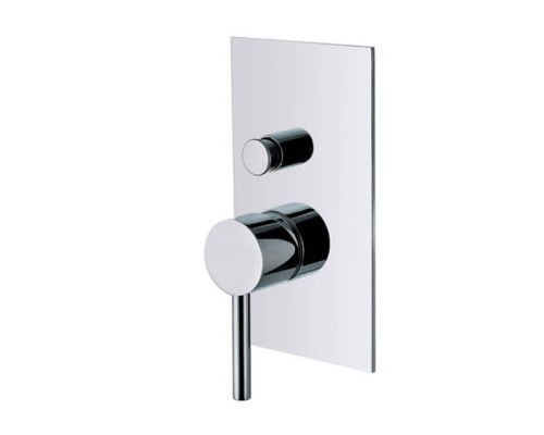 MZ MZE02800 MZ-Expo Смеситель для 2х потребителей встраиваемый c переключателем Комплект, ХРОМ MZE02800