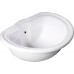 Kerasan Retro Раковина 50х41 см, без отв., с переливом, цвет: белый. 103101bi*0