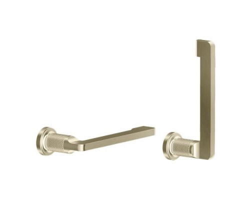 Gessi INCISO Держатель для т/б, подвесной, цвет: brushed brass pvd. 58455#727 Gessi INCISO Держатель для т/б, подвесной, цвет: brushed brass pvd. 58455#727
