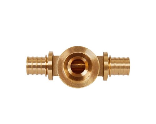 Тройник прямой Hoobs переходный с внутр. резьбой 20х2.8-G1/2 -20х2.8. HB-PEXTG-201220 Тройник прямой Hoobs переходный с внутр. резьбой 20х2.8-G1/2 -20х2.8. HB-PEXTG-201220