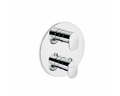 Kerama Marazzi Ole Смеситель для душа, встраиваемый, термостатический, с регулировкой температуры, цвет: хром. 67638EKM.21.018 Kerama Marazzi Ole Смеситель для душа, встраиваемый, термостатический, с регулировкой температуры, цвет: хром. 67638EKM.21.018