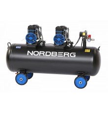 Компрессор безмасляный 220 В, ресивер 135 л, 500 л/мин NORDBERG NCEO135/500
